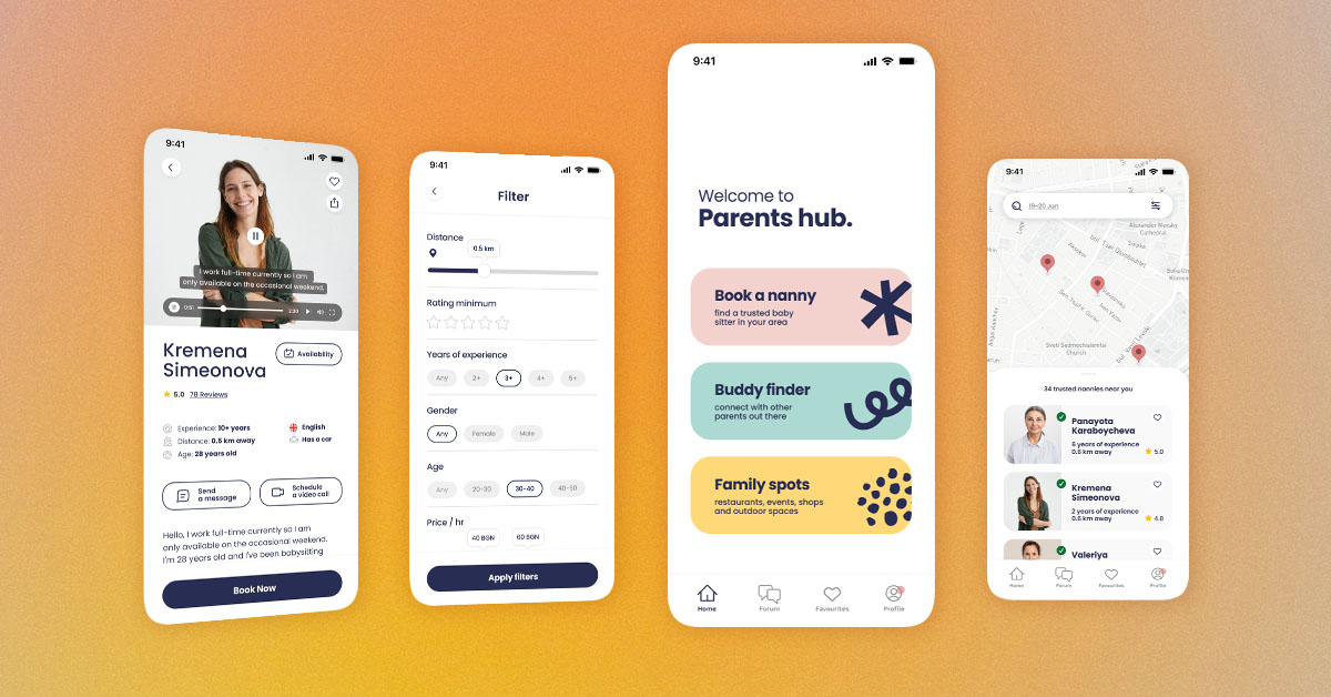 Parents Hub UX projects